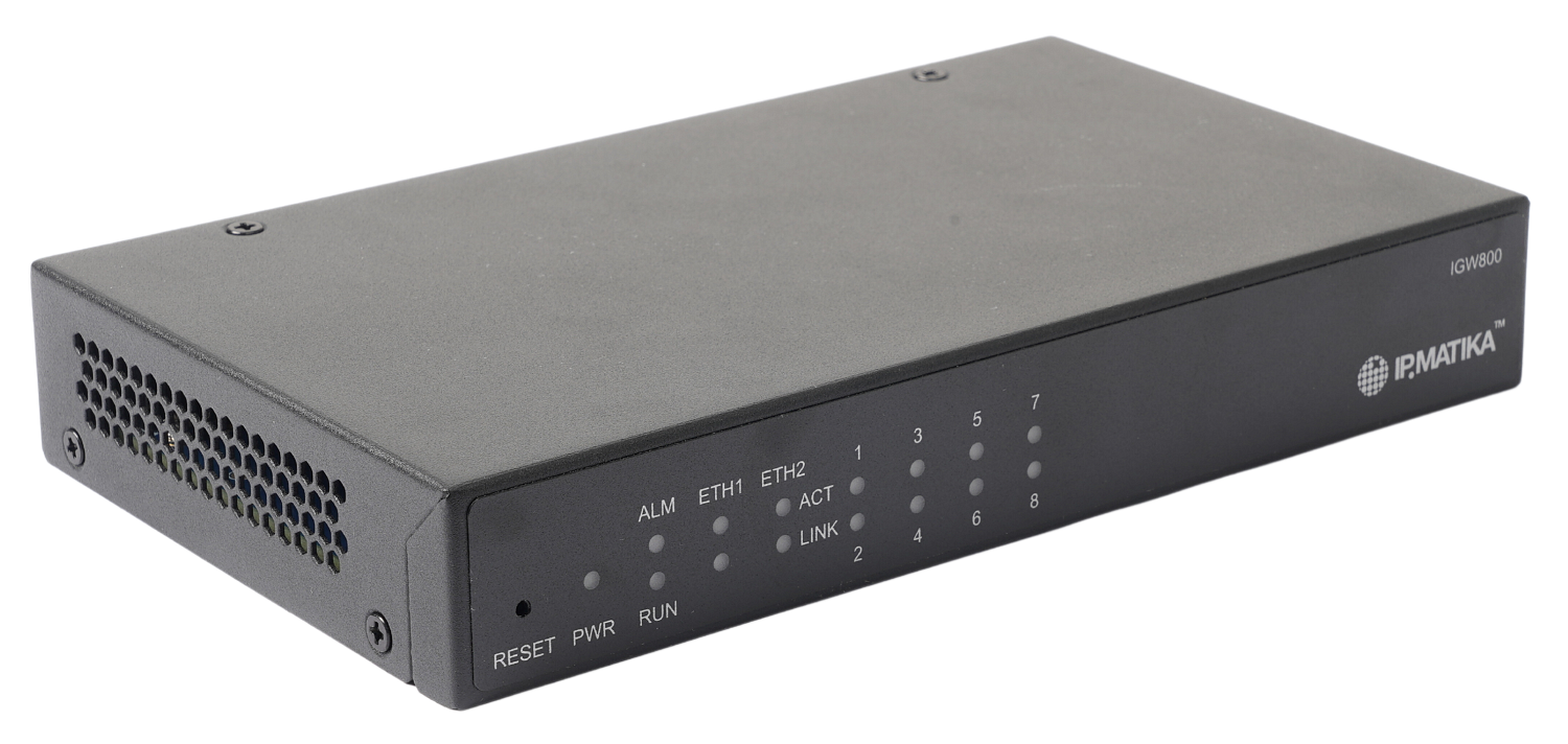 IPmatika IGW800, VoIP-шлюз на 8 портов FXS